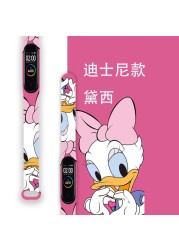 Strap For Xiaomi Mi Band 4 3 5 6 Watch Band Mickey Minnie Graffiti Silicone Bracelet Replacement For Xiaomi Band 4 5 Wristband