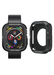 Compatible Case For Apple Watch Series 7 45mm 41mm Cases Soft TPU Shockproof Bumper Protector Cover For Apple Watch S7 45 41