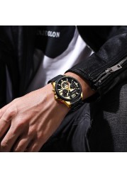 CURREN Casual Business Chronograph Waterproof Stainless Steel Men's Watch New Luxury Fashion Quartz Men's Watches