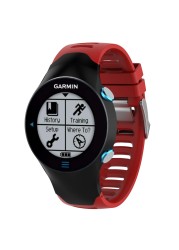 Compatible for Garmin Forerunner 610 Watch Band Soft Silicone Replacement Wristband Strap for Garmin Forerunner 610 Smartwatch