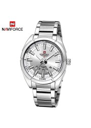 NAVIFORCE Watch Men Top Brand Men Watches Full Steel Waterproof Casual Quartz Date Military Sports Wrist Watch Relogio Masculino