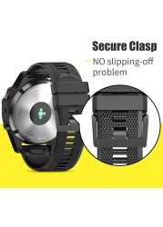 Original Silicone Band For /Fenix ​​6X /Fenix ​​6X Pro /Fenix ​​5X /Fenix ​​5X Plus Easy Fit 26mm Soft Silicone Strap Garmin Fenix ​​5X 26mm