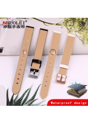 Genuine leather strap for Swarovski 5158517/5158544/5158972 watches accessories fashion bracelet 12mm small size female watch strap