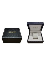 Aesop trending square flying tourbillon watch carbon fiber bezel mechanical men watches top quality red skeleton male watch