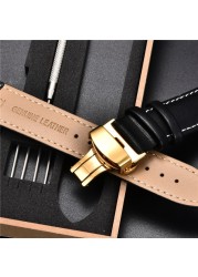 Soft Leather Watch Straps for Samsung Galaxy Gear S3 Business Strap Bracelets Men Women Watches 18mm 20mm 22mm 24mm