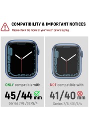 Compatible Case For Apple Watch Series 7 45mm 41mm Cases Soft TPU Shockproof Bumper Protector Cover For Apple Watch S7 45 41