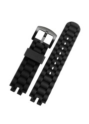 Soft Silicone Watchband for C-Casio PRG-300 330 PRW-3000 PRW-3100 PRW-6000 PRW-6100 Watch Band Black Rubber Watch Strap Bracelet