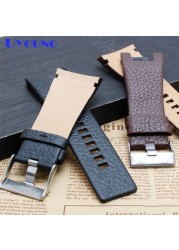 Genuine Leather Watch Strap for Diesel DZ1216 DZ1273 DZ4246 DZ4247DZ287 Watch Bracelet Mens Watchband Wrist Band