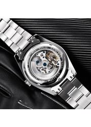 2022 New BENYAR Stainless Steel Automatic Men's Watches Top Brand Water Resistant Luxury Mechanical Wristwatch for Men