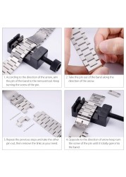 General stainless steel watch bands solid steel band 304 watches metal strap watch accessories 16mm 18mm 20mm 22mm 24mm dropshipping