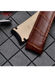 Genuine Leather Curved Bracelet End Watch Strap 20mm For Citizen BL9002-37 05A BT0001-12E 01A Watch Band 21mm Watchband 22mm