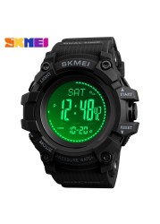 SKMEI Brand Mens Watches Sports Watch Pedometer Calorie Digital Watch Altimeter Altimeter Compass Thermometer Weather Men Watch