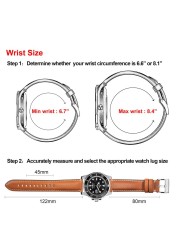 HEMSUT Genuine Leather Watch Strap for Man Women Quick Release Handmade Vintage Cowhide Watch Strap 18mm 20mm 22mm 24mm