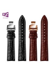 Genuine crocodile watch strap 18mm 19mm 20mm 21mm 22mm 24mm watchband man watch band crocodile skin leather bracelet belts