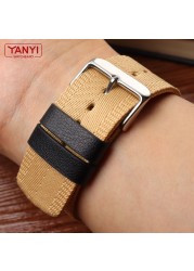 Senior nylon watch band 24mm for casio GA 2000 PRG-600YB-3 prg-650 PRW-6600 watch strap waterproof bracelet wrist band