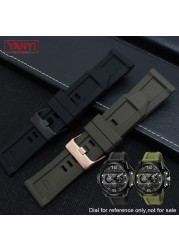 Silicone Rubber Bracelet Watch Band 26mm For Diesel DZ4496 DZ4427 DZ4487 DZ4323 DZ4318 DZ4305 Watchband Man Watches Strap