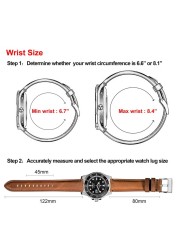 HEMSUT Genuine Leather Watch Strap for Man Women Quick Release Handmade Vintage Cowhide Watch Strap 18mm 20mm 22mm 24mm