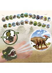 Projection Children's Watch 3D Jurassic Dinosaur Electronic Digital Watch Tyrannosaurus Rex Triceratops for Kids Gift A4215