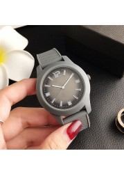 Brand Wrist Watches Fashion Men Women Ladies Girl Couples Crocodile Pattern Quartz Casual Silicone Band Watch LA13