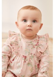 2 Pack Long Sleeved Floral Baby Dresses (0mths-3yrs)