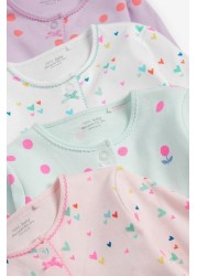 Baby 4 Pack Sleepsuits (0mths-3yrs)