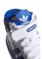 adidas Originals White Forum Mid Youth Lace Trainers