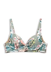 Esprit Light Khaki Green Underwire Bikini Top