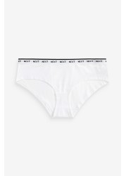 Cotton Rich Logo Knickers 7 Pack Short