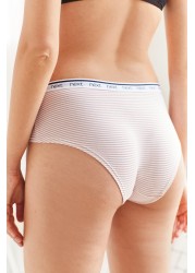 Cotton Rich Logo Knickers 4 Pack Short