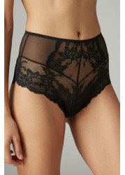 Lace Knickers 2 Pack High Rise