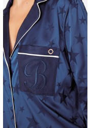 B by Ted Baker Satin Jacquard Button Through Pyjamas