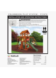 Kidkraft Cranbrook Wooden Swing Set