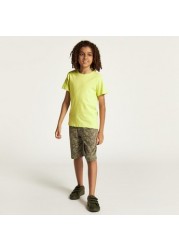 Juniors 3-Piece T-shirt and Shorts Set