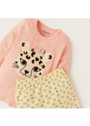 Juniors 6-Piece Printed T-shirt and Pyjama Set