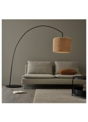 LERGRYN / SKAFTET Floor lamp base, arched