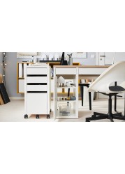 MICKE Drawer unit with drop-file storage