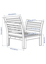 ÄPPLARÖ Armchair, outdoor