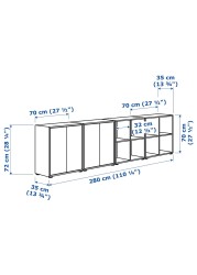 EKET Cabinet combination with feet