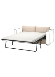 VIMLE Cover for 2-seat sofa-bed section