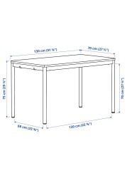 TOMMARYD / YNGVAR Table and 4 chairs