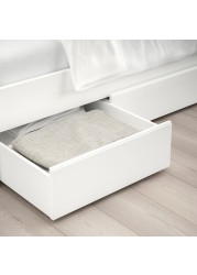 SONGESAND Bed frame with 2 storage boxes