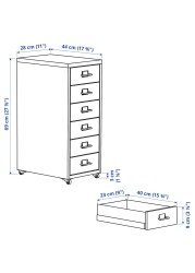 HELMER Drawer unit on castors