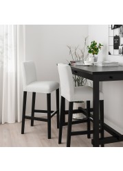 BERGMUND Bar stool with backrest