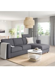 VIMLE 3-seat sofa with chaise longue