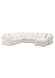 GRÖNLID Cvr crnr sofa, 5-seat w chaise lng