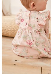 2 Pack Long Sleeved Floral Baby Dresses (0mths-3yrs)