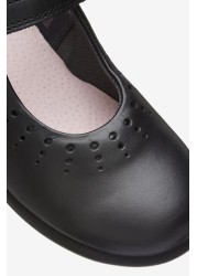 Start-Rite Black Leather Mary Jane Smart School Shoes