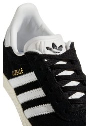 حذاء رياضي أسود دانتيل Gazelle من adidas Originals