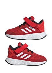 adidas Duramo 10 Infant Red Strap Trainers