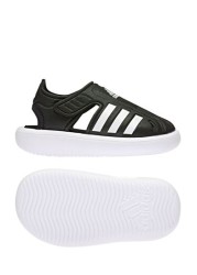 صندل Adilette أسود للأطفال الصغار من Adidas